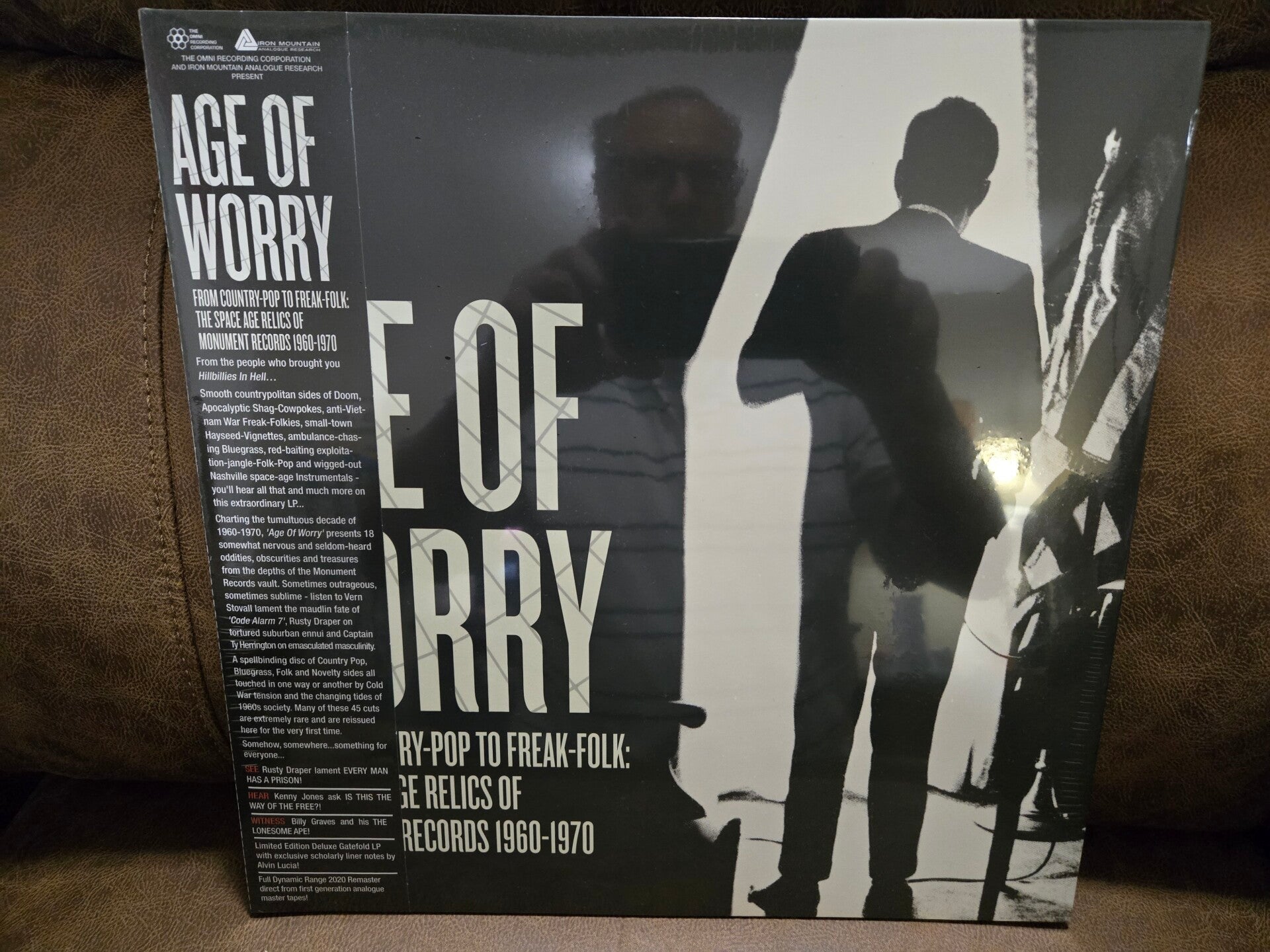 Hillbillies in Hell  Age of Worry  vinyl record Lp