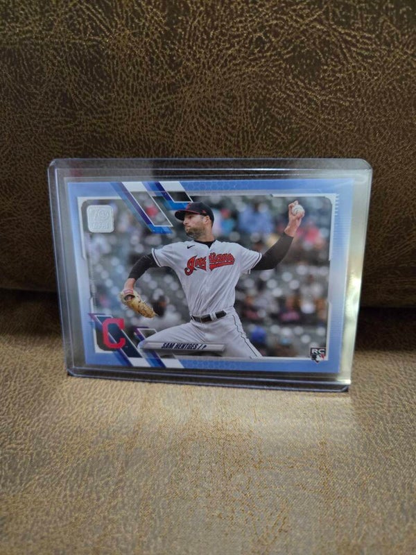 2021 Topps baseball update Sam Hentges numbered card