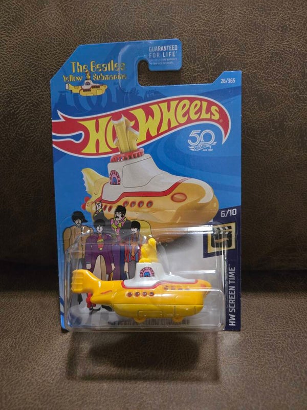 Hot Wheels diecast The Beatles Yellow Submarine