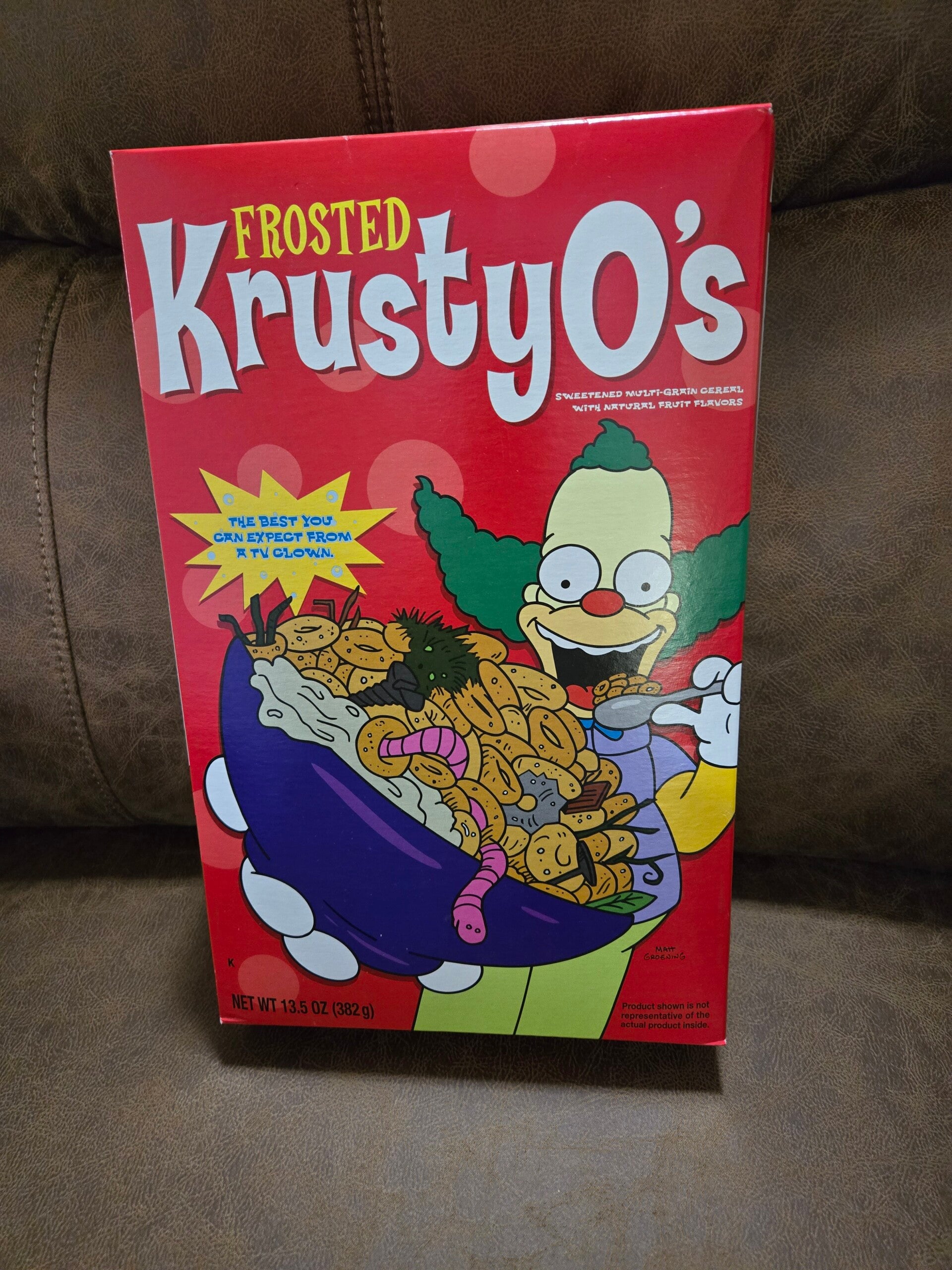 The Simpsons KRUSTYO's cereal box 2008