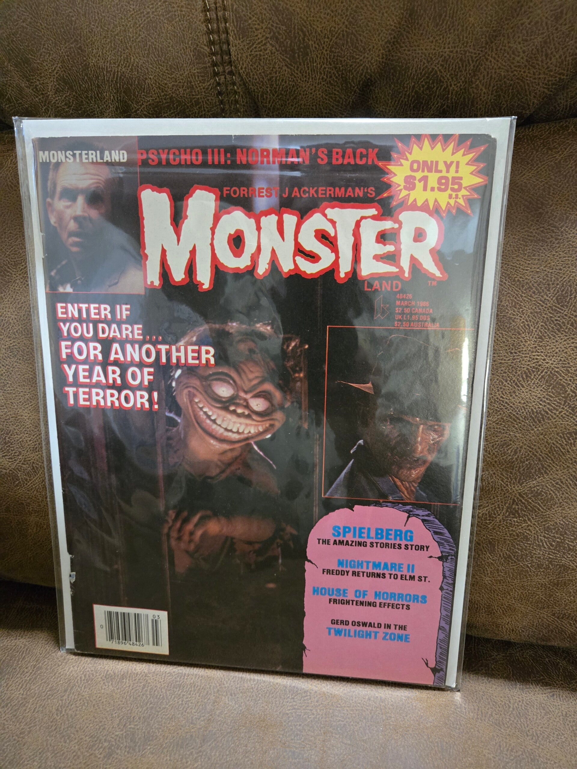 Monsterland Magazine 1986 Forrest J Ackerman  1986