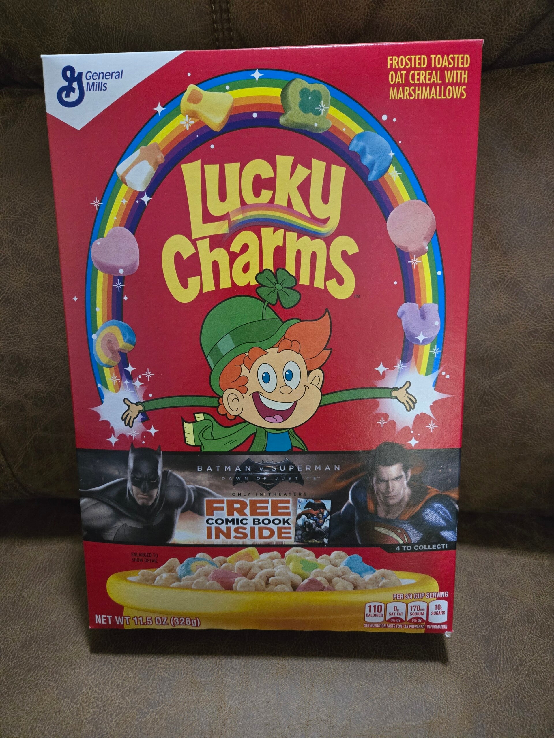 General Mills Lucky Charms Batman vs Superman 2017