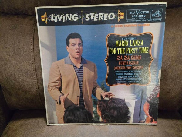 Mario Lanza soundtrack vinyl record LP For the First Time