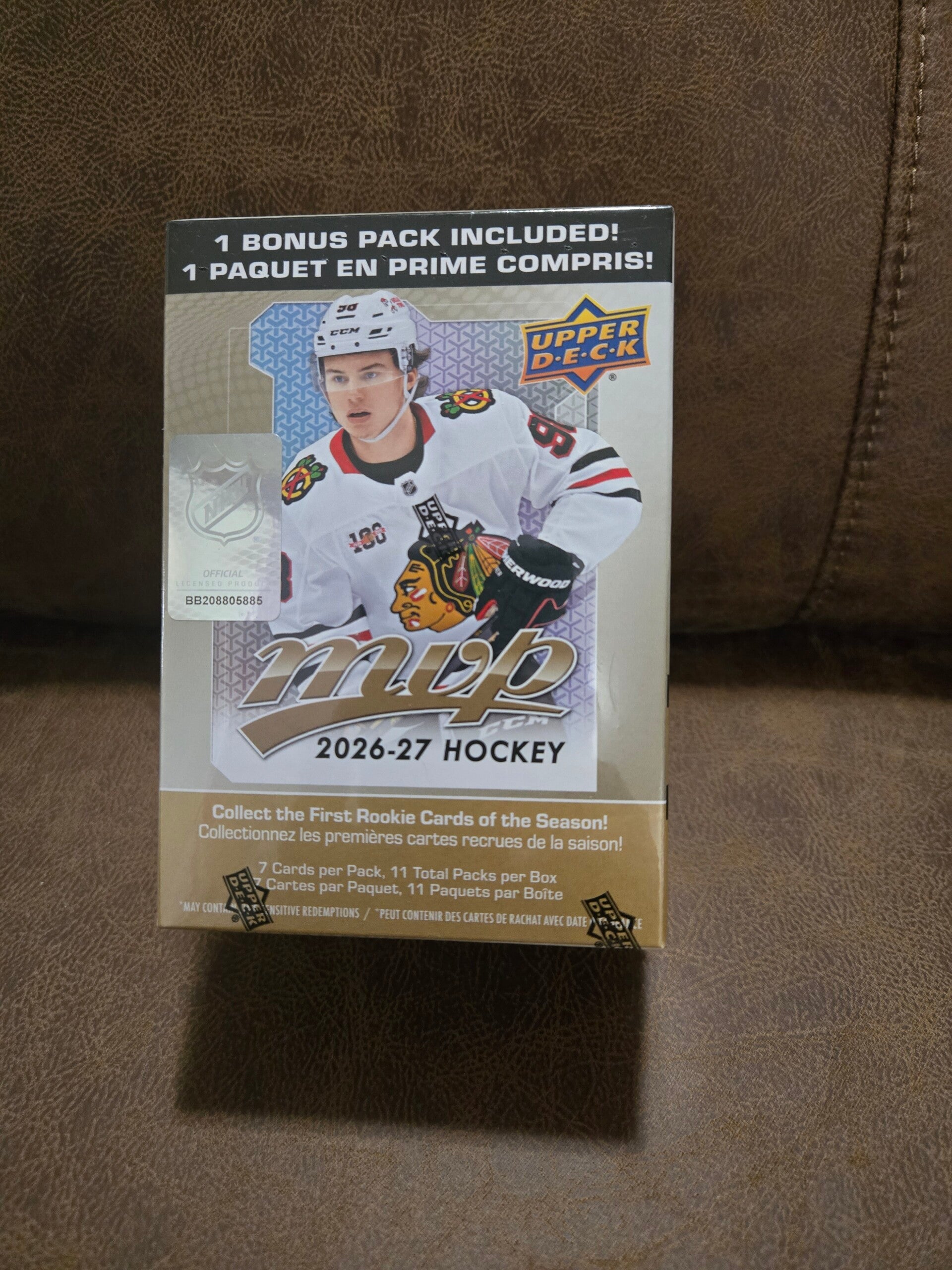 2026-27 Upper Deck MVP hockey blaster box