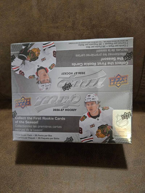 2026-27 MVP Upper Deck NHL hockey retail box