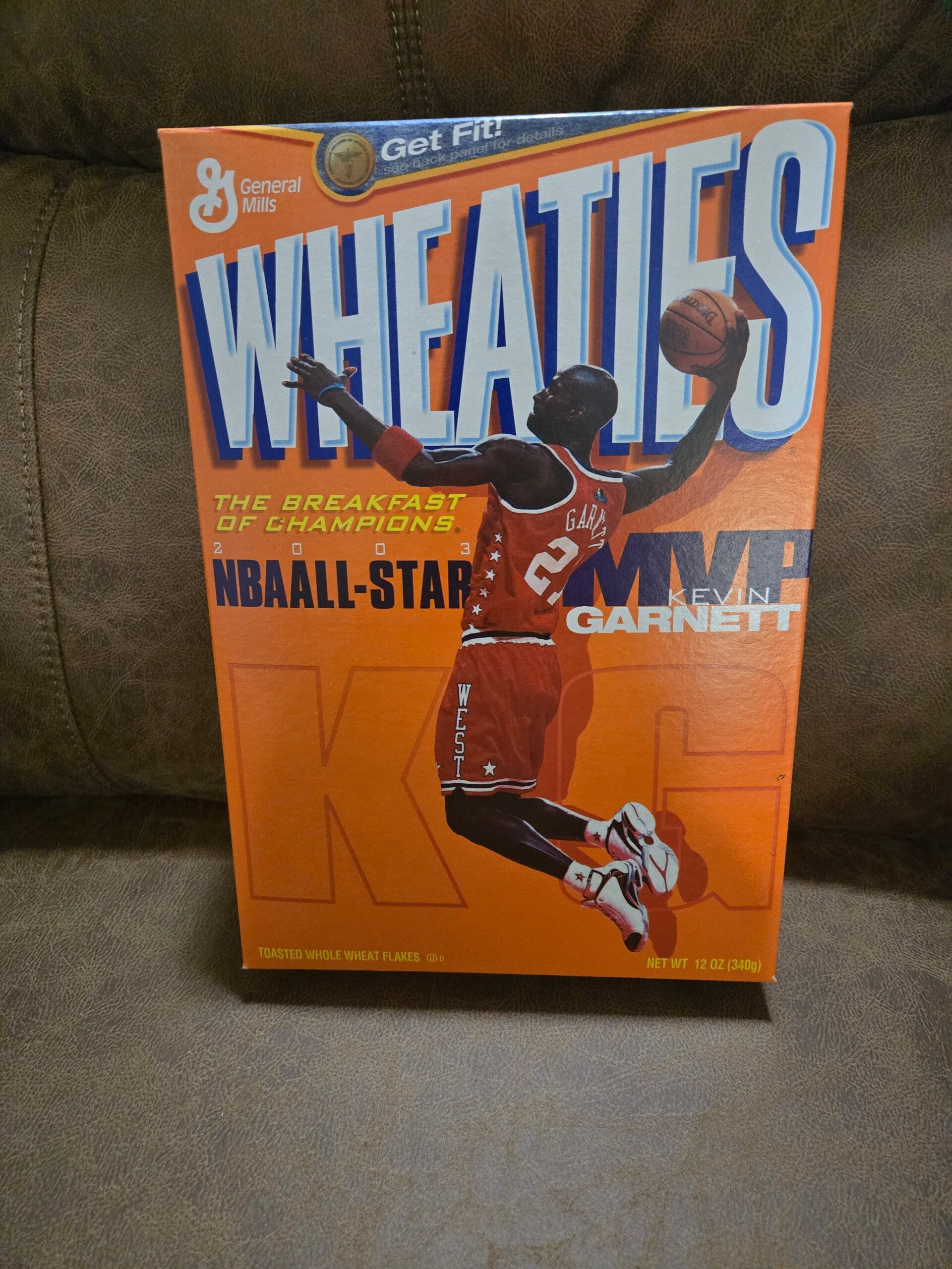 Wheaties NBA basketball Kevin Garnett 2004