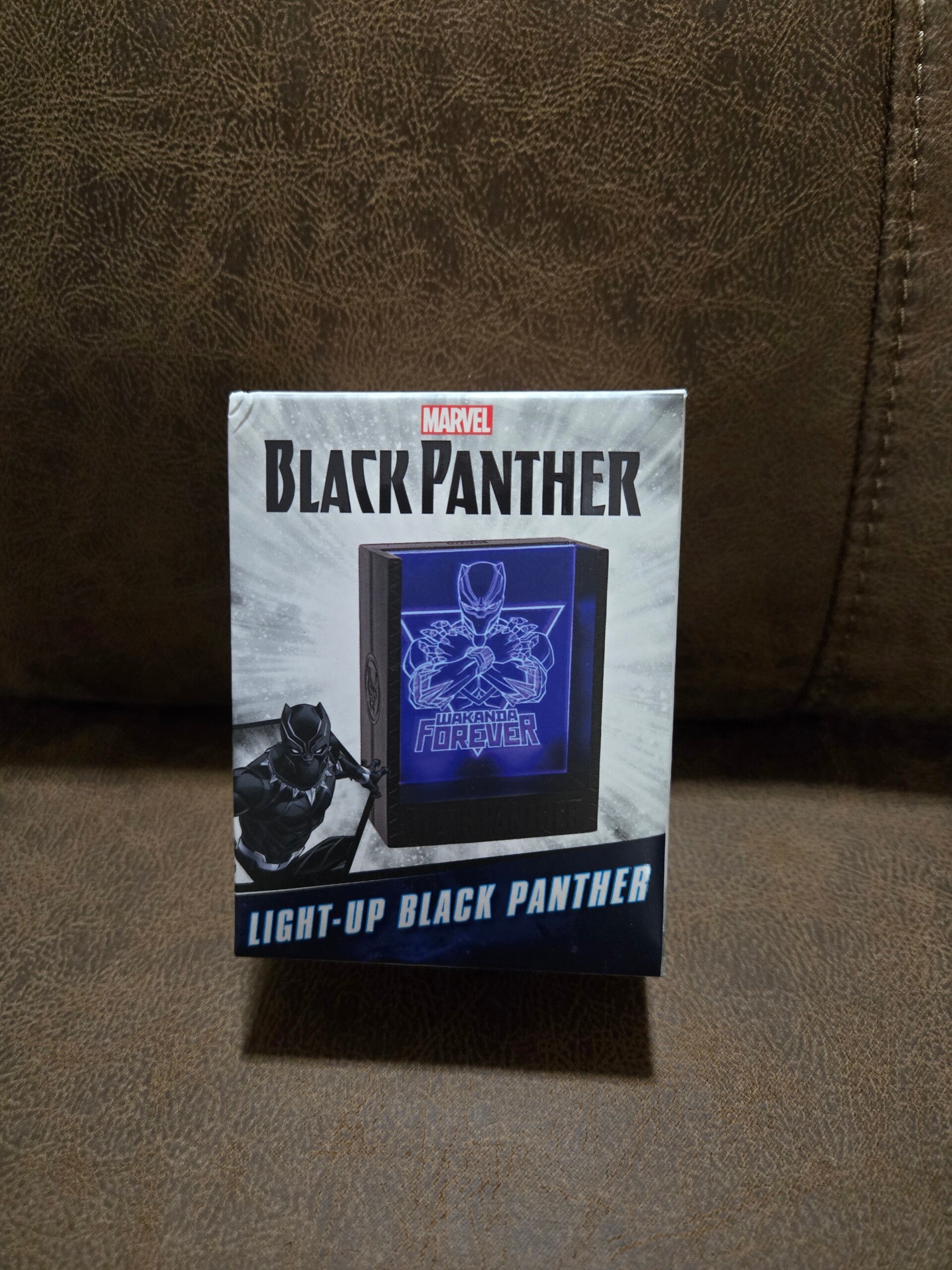 Marvel comics Black Panther Wakanda Forever light up