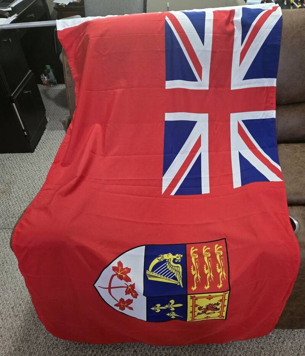 Canadian Red Ensign flag 3 x 5 feet
