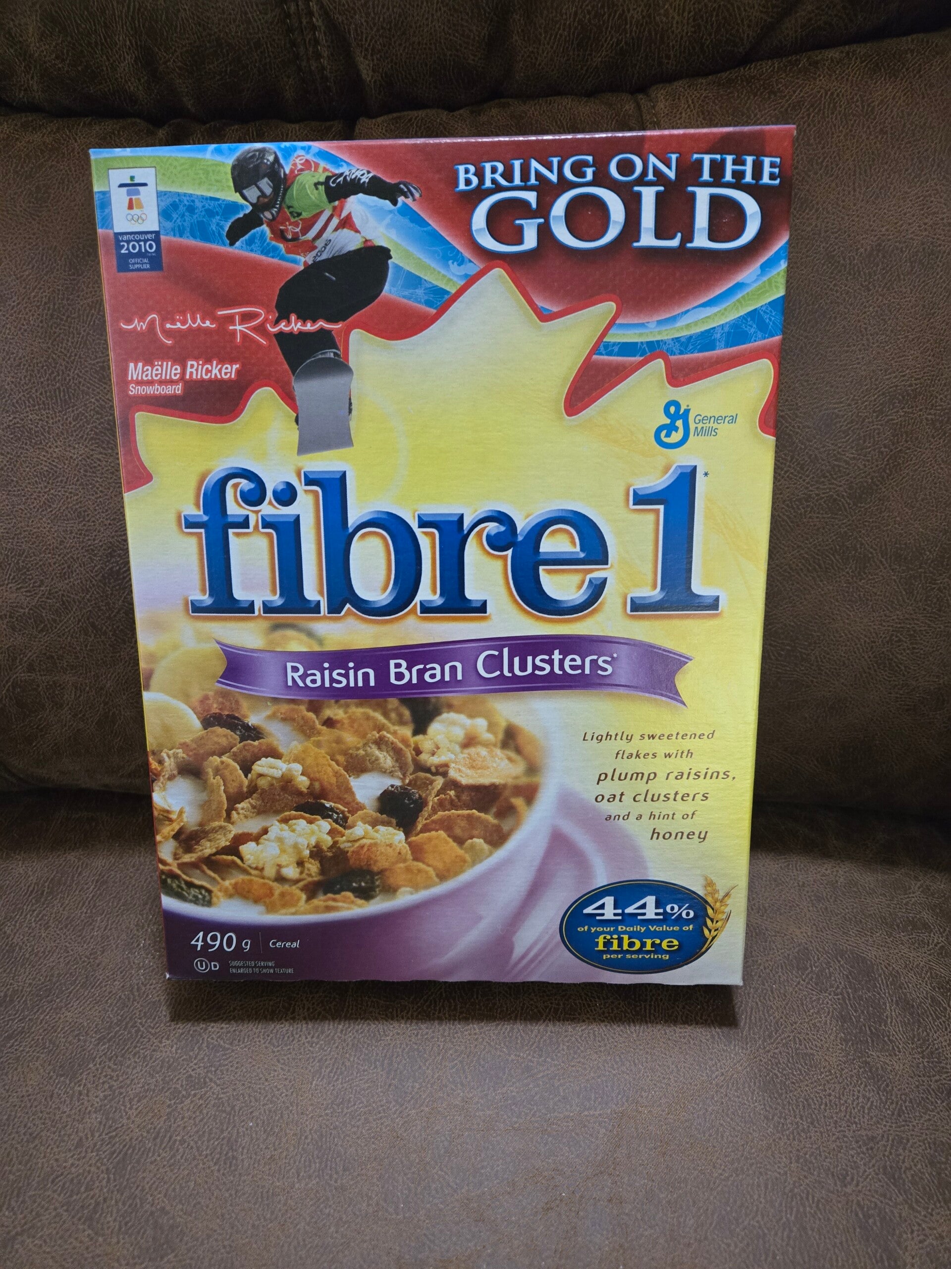Canada Olympics cereal box Maelle Ricker 2010