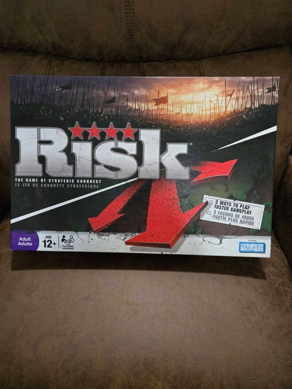 RISK the game of strategic conquest board game