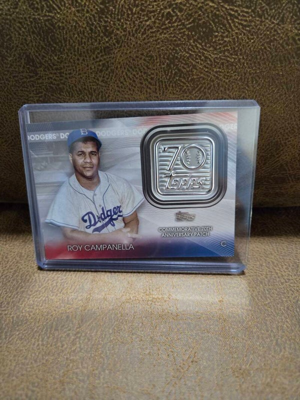 Roy Campanella patch card Topps 2021 update series