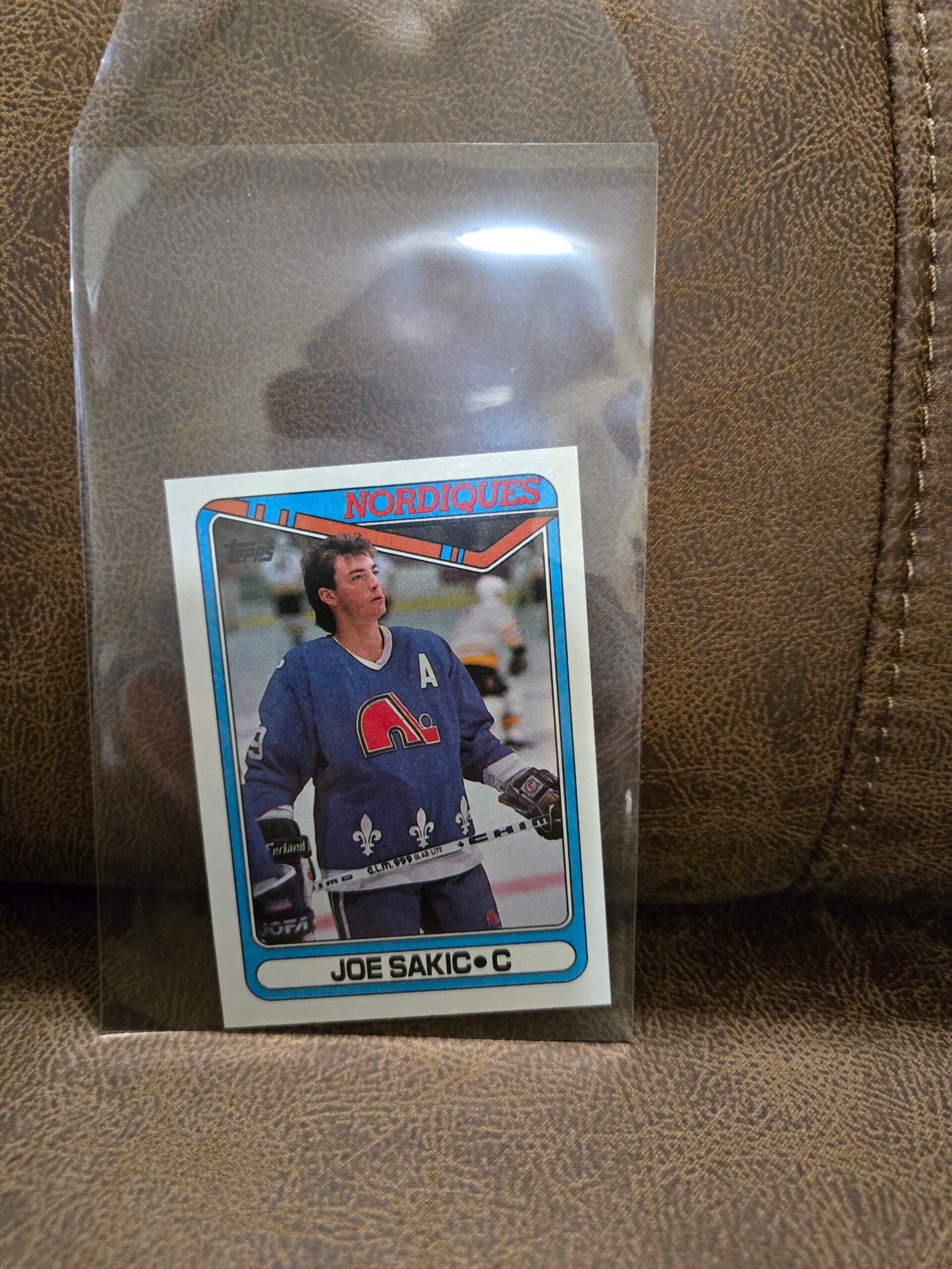 Quebec Nordiques Joe Sakic Topps # 384