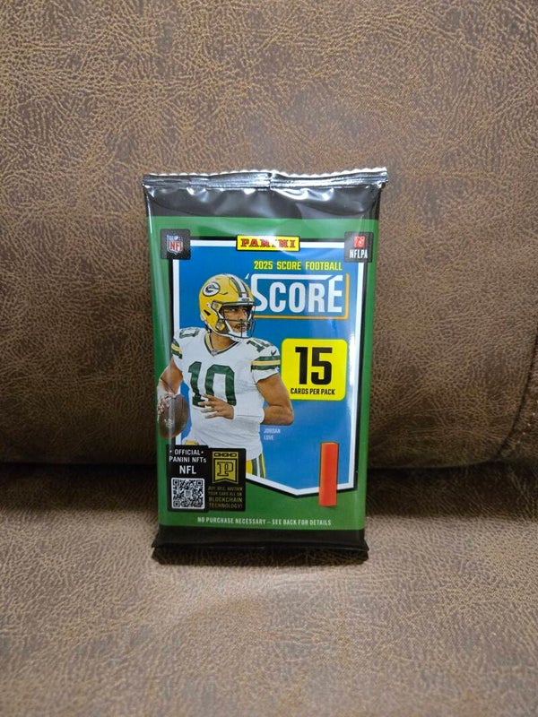 2025 Panini Score NFL football pack 15 cards