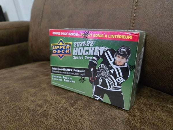 2021-22 UD Hockey series two blaster box