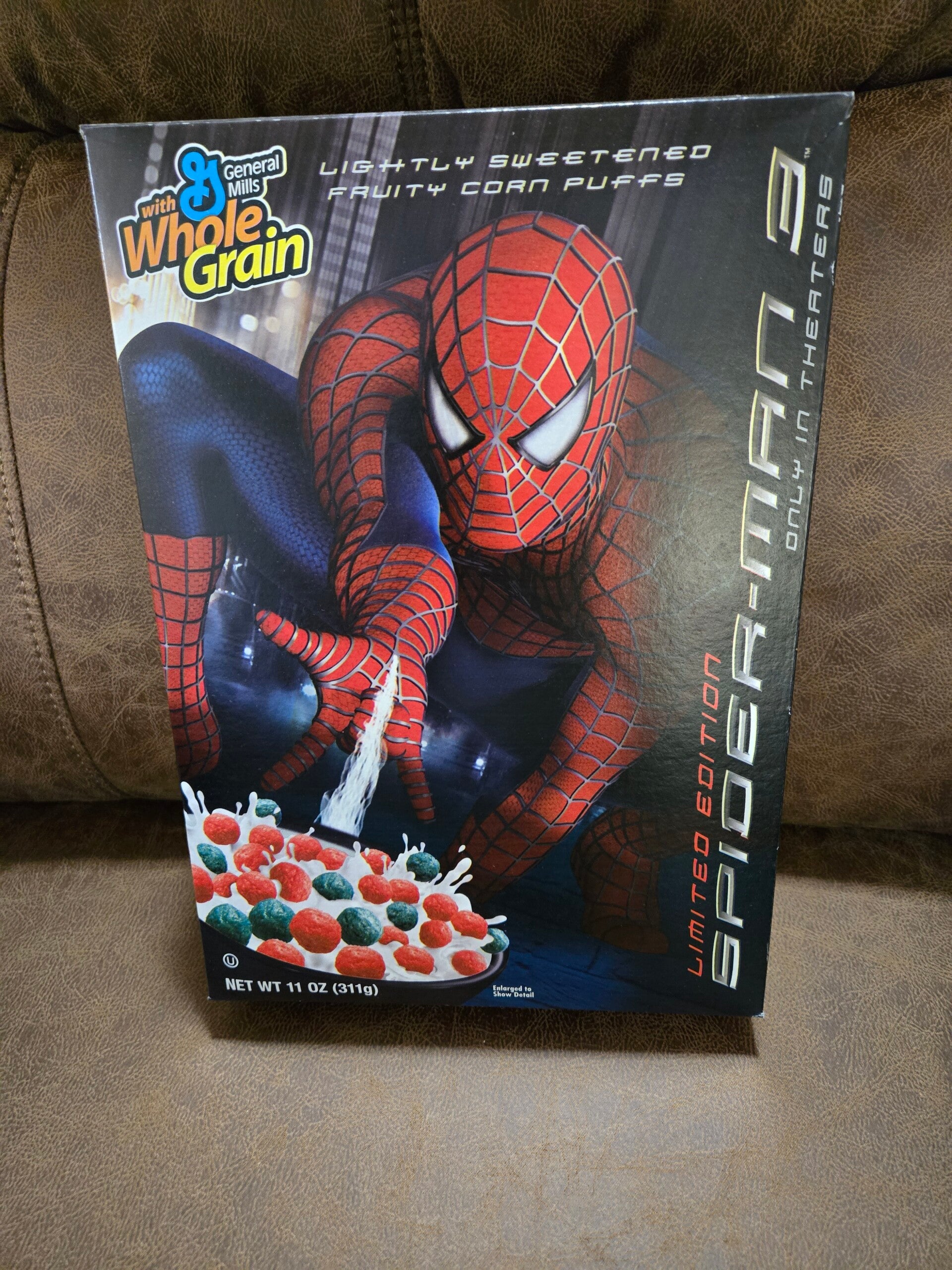 Spiderman 3 the movie cereal box 2008
