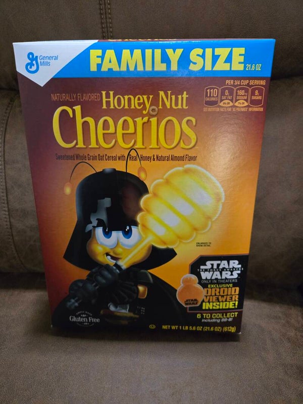 General Mills cereal Cheerios Star Wars Force Awakens 2016