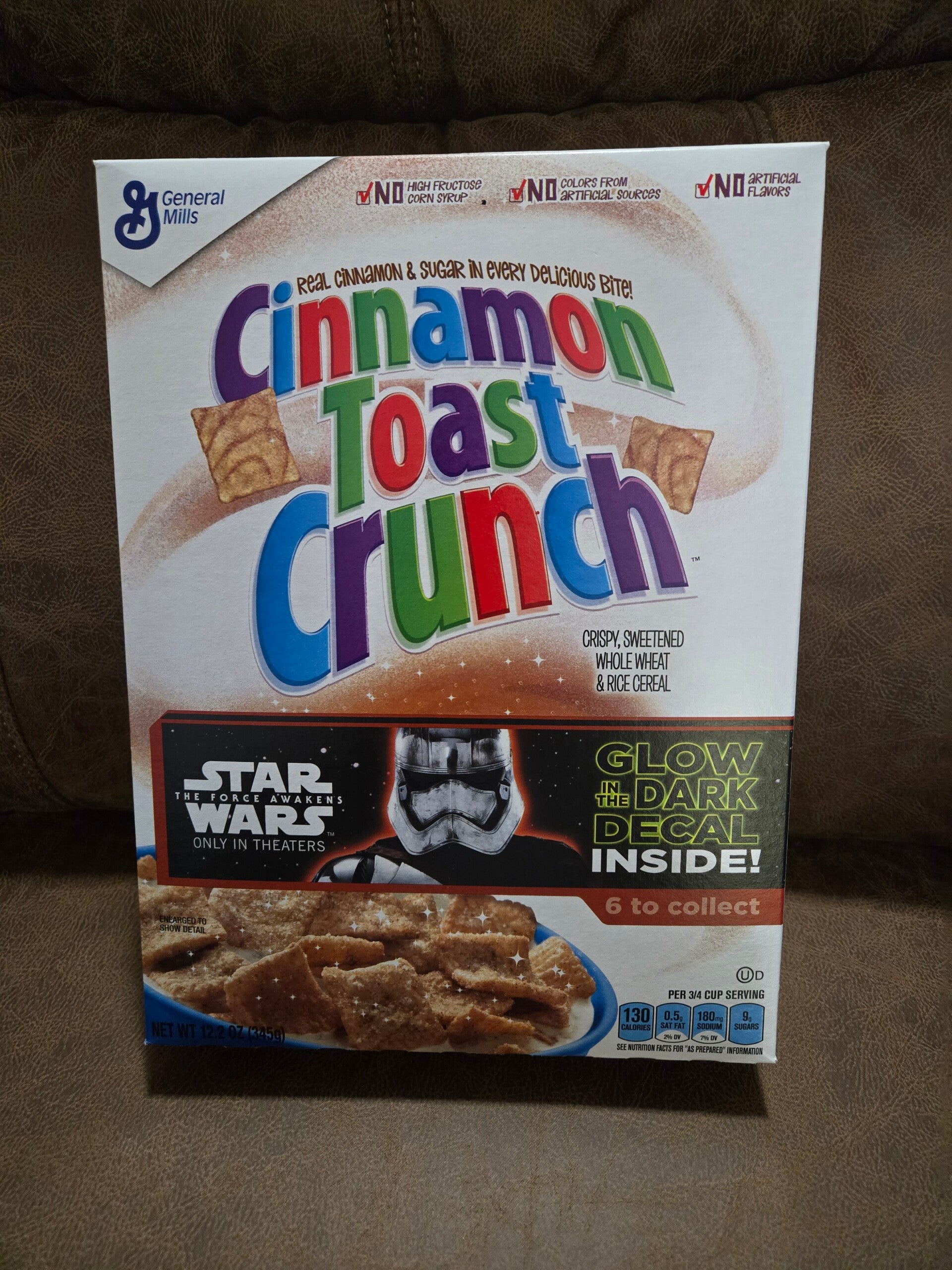 General Mills Toast Crunch cereal box Star Wars 2016