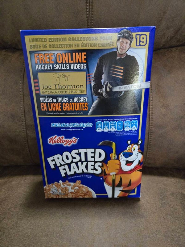 Kellogg's NHL hockey Joe Thornton 2009
