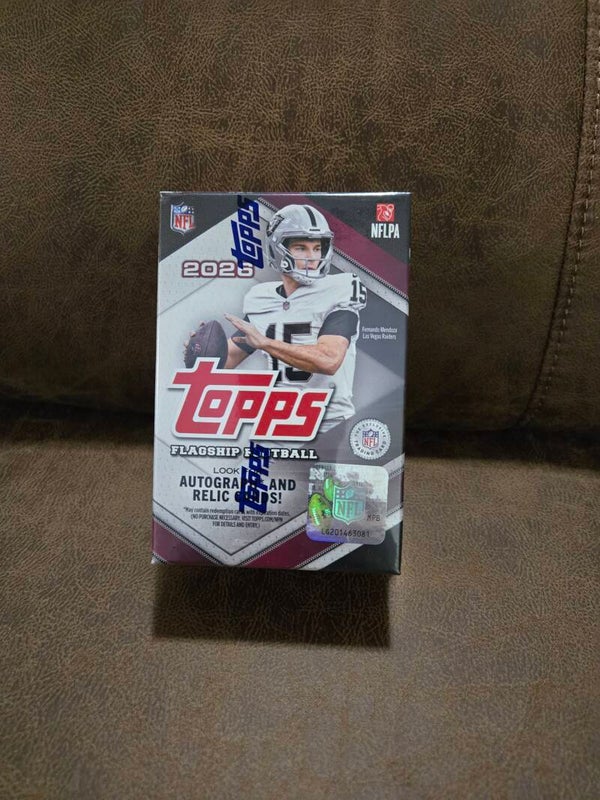 2026 Topps flagship football blaster box Fernando Mendoza