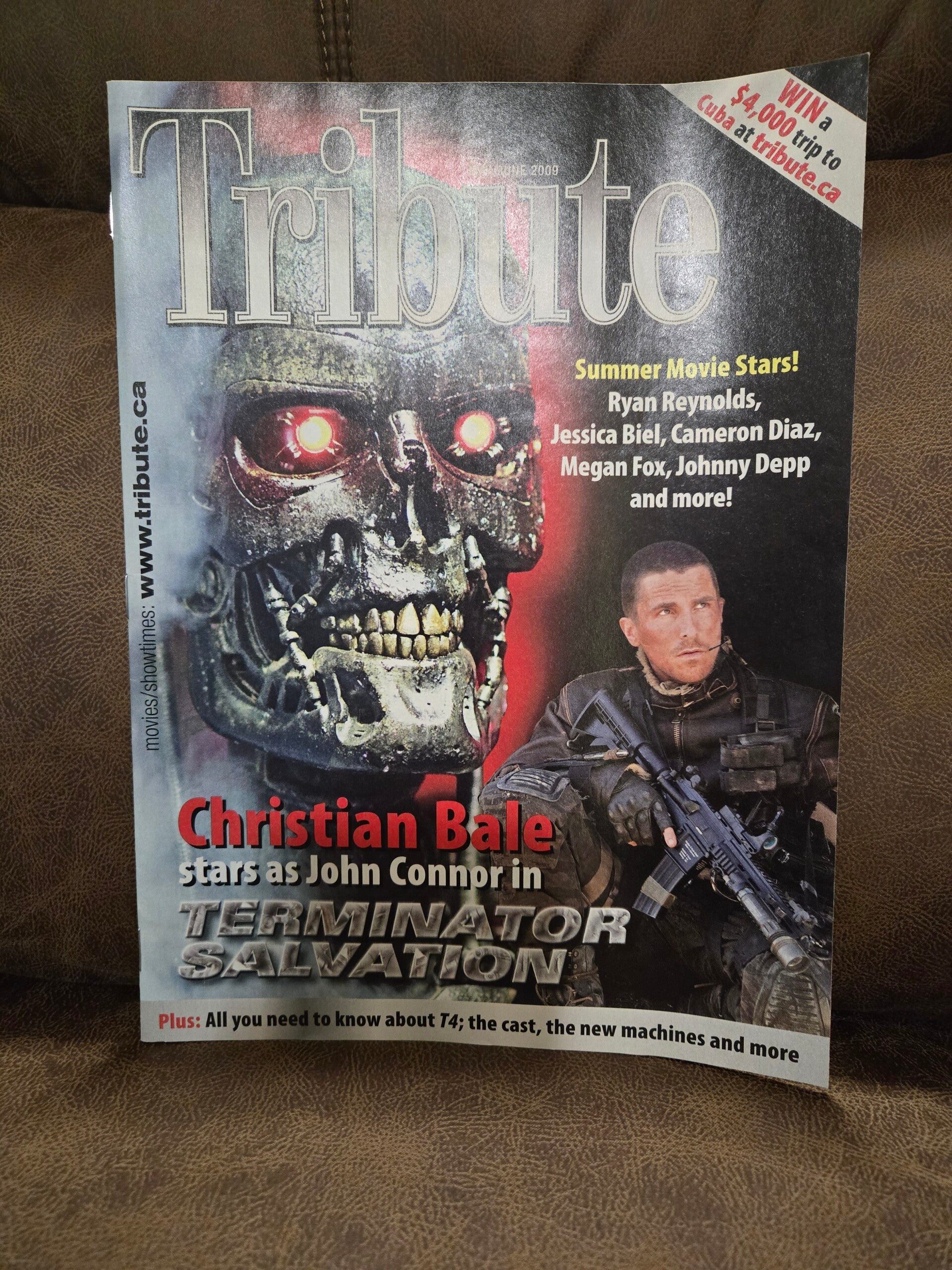 Tribute magazine Christian Bale May 2009