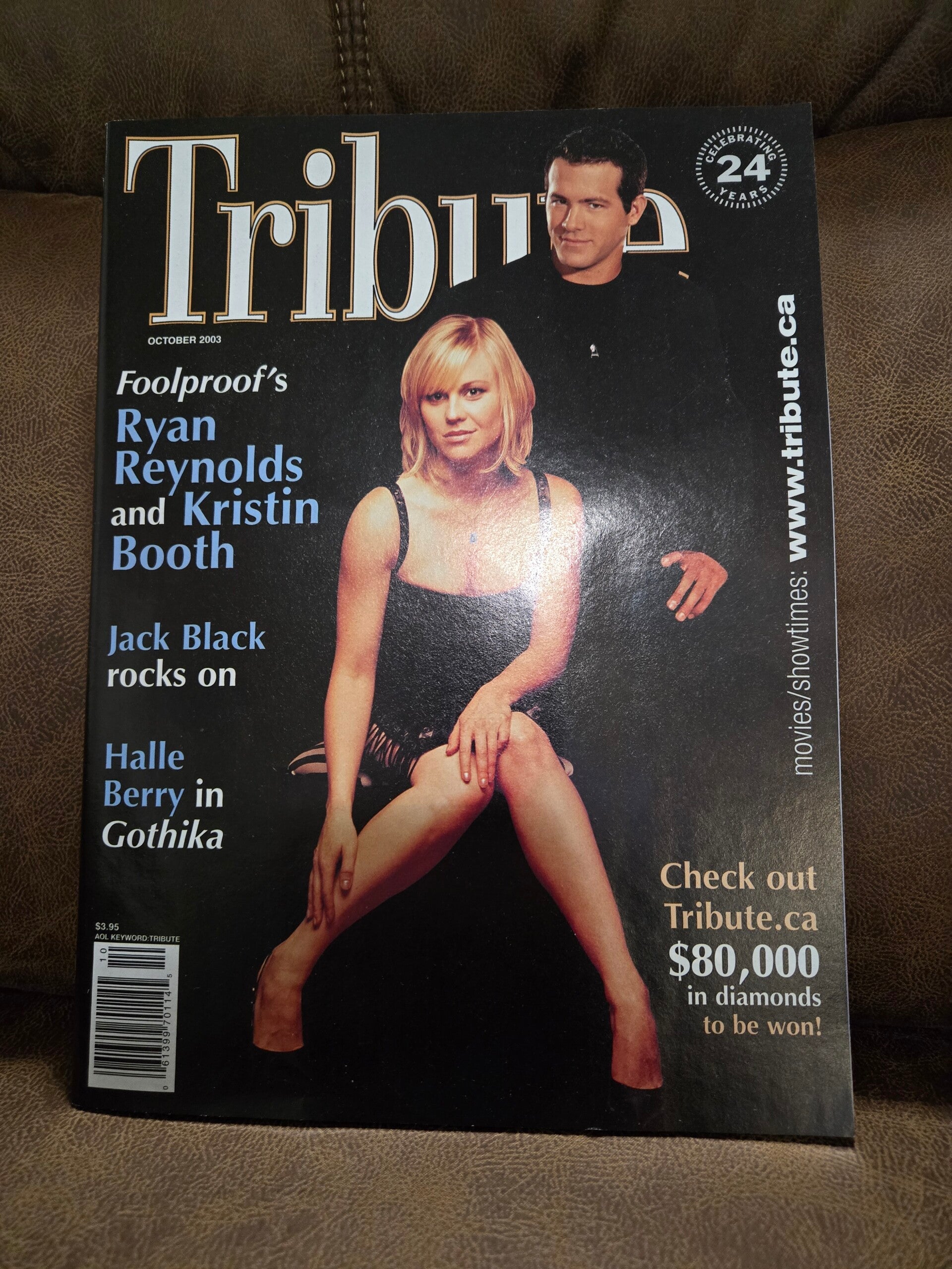 Tribute movie theater magazine October 2003 Ryan Reynolds