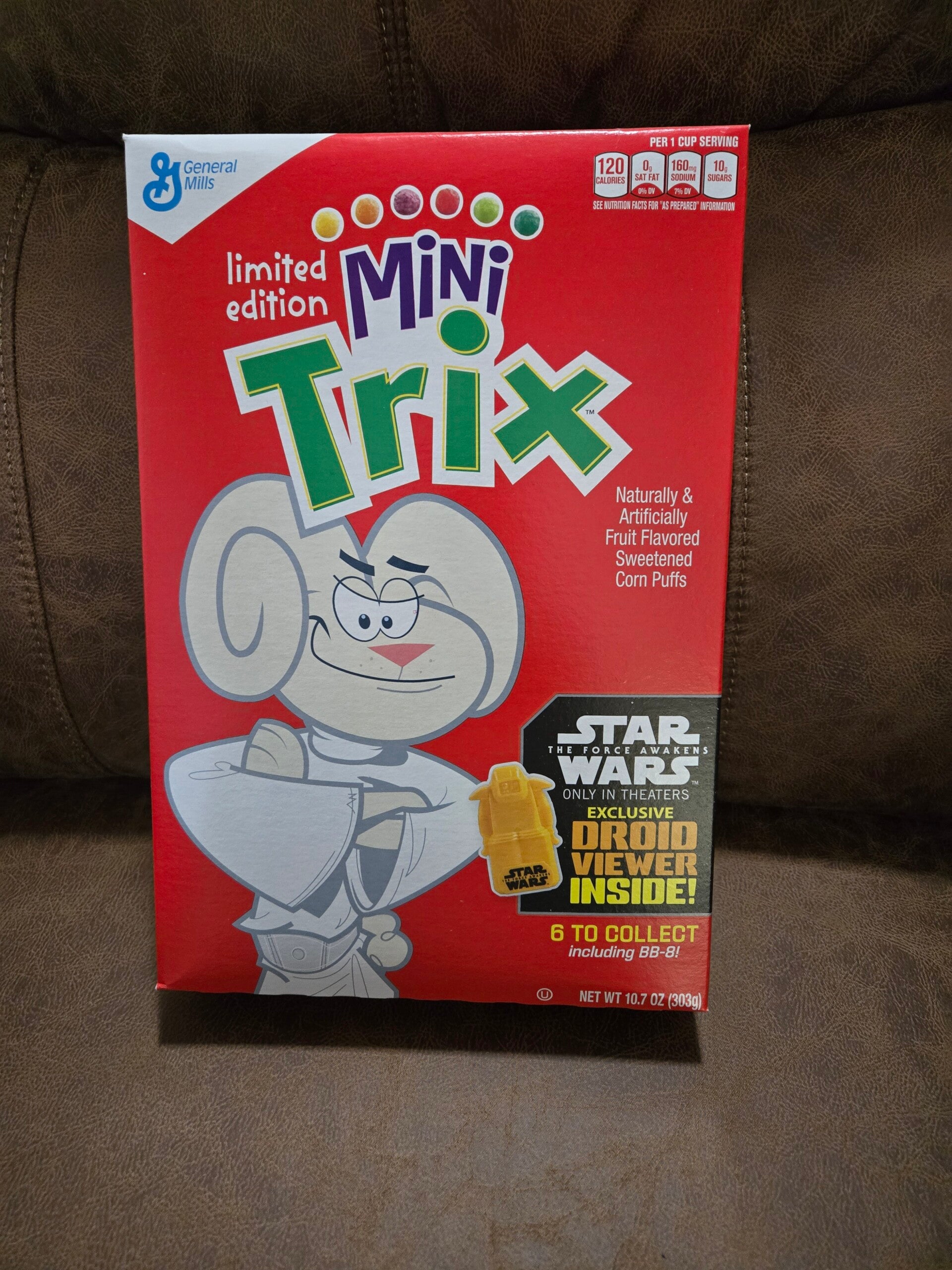 Mini Trix cereal box Star Wars 2016