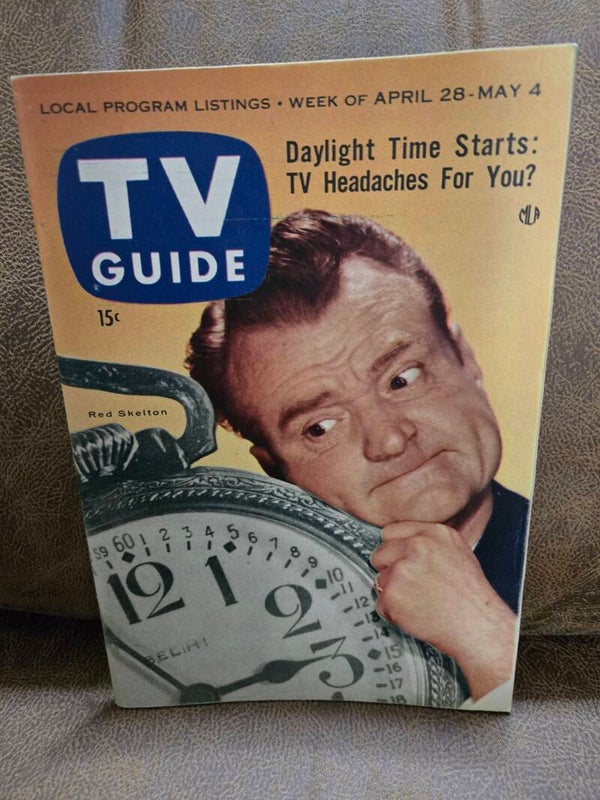 TV Guide Red Skelton  April  1956
