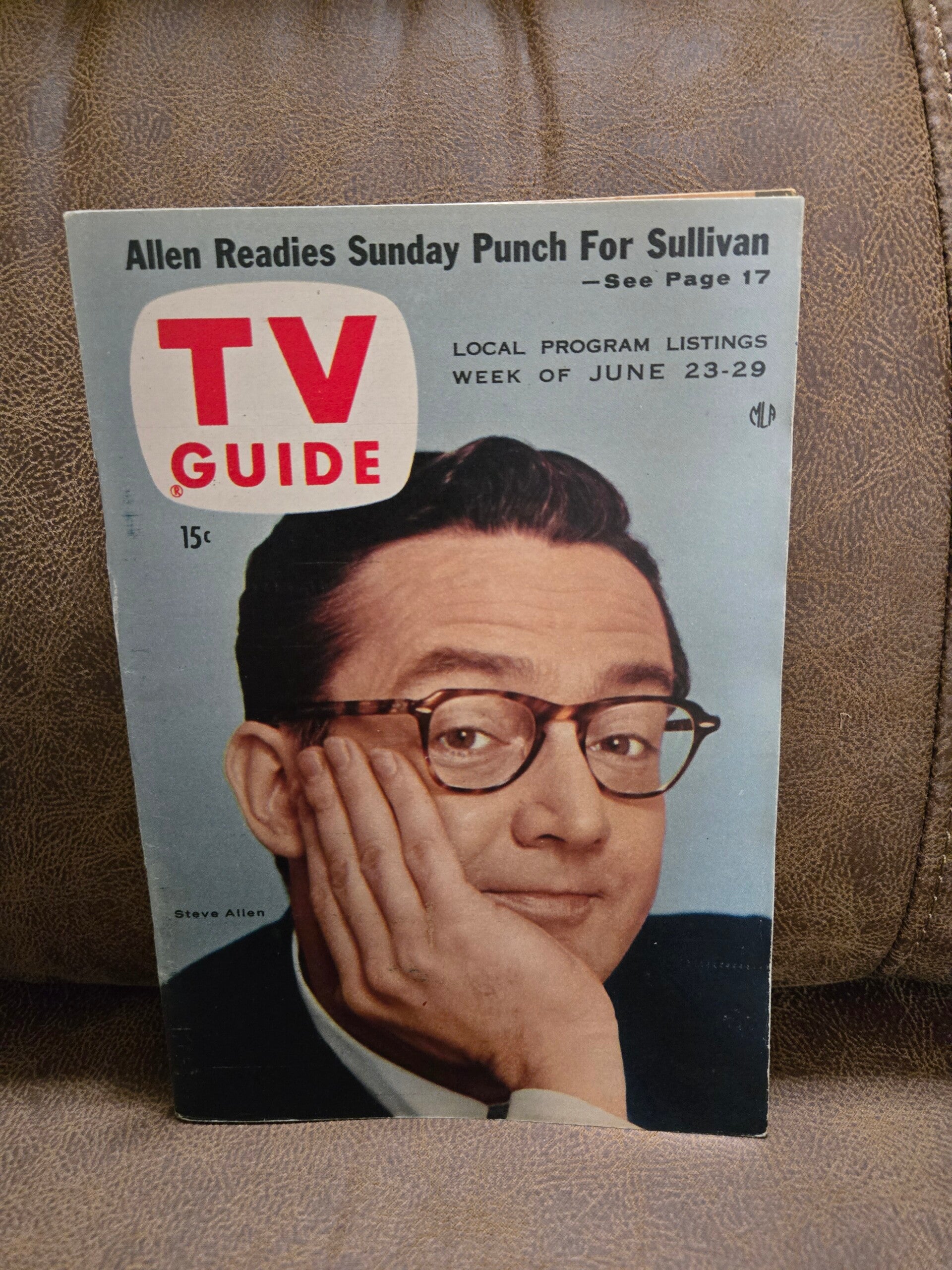 TV Guide Steve Allen  June  1956