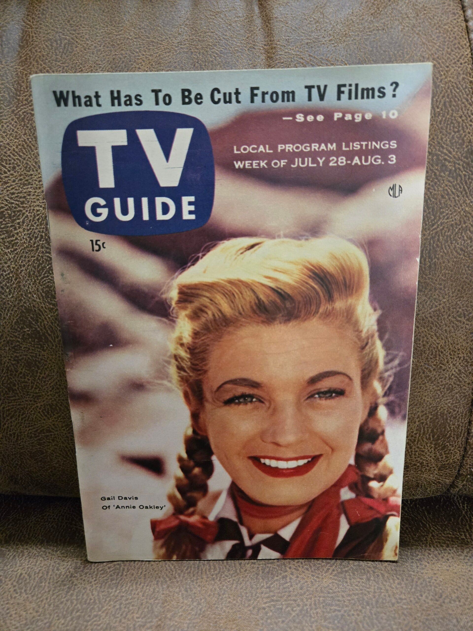 TV Guide Gail Davis July  1956