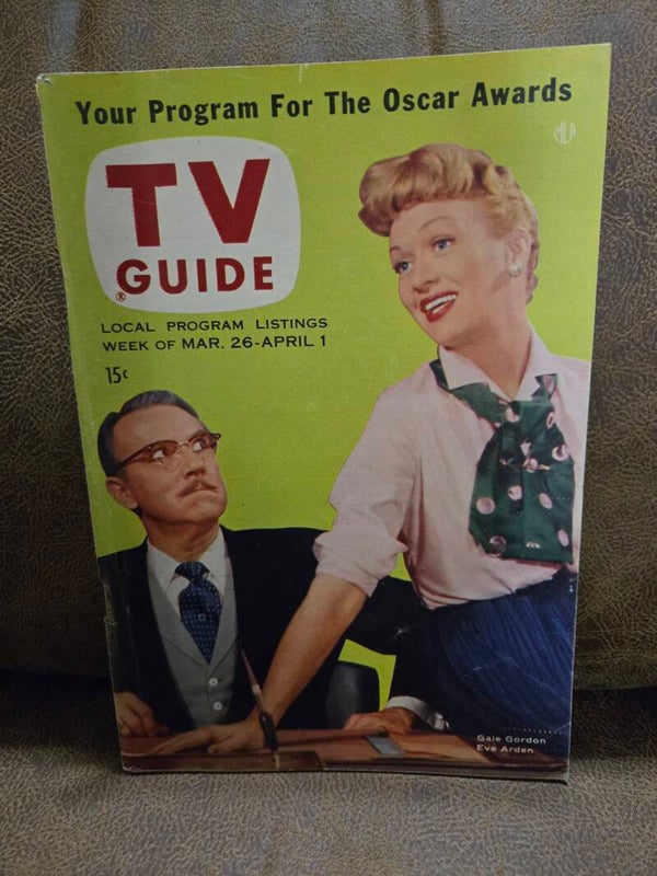 TV Guide Gale Gordon & Eve Arden  March 1955