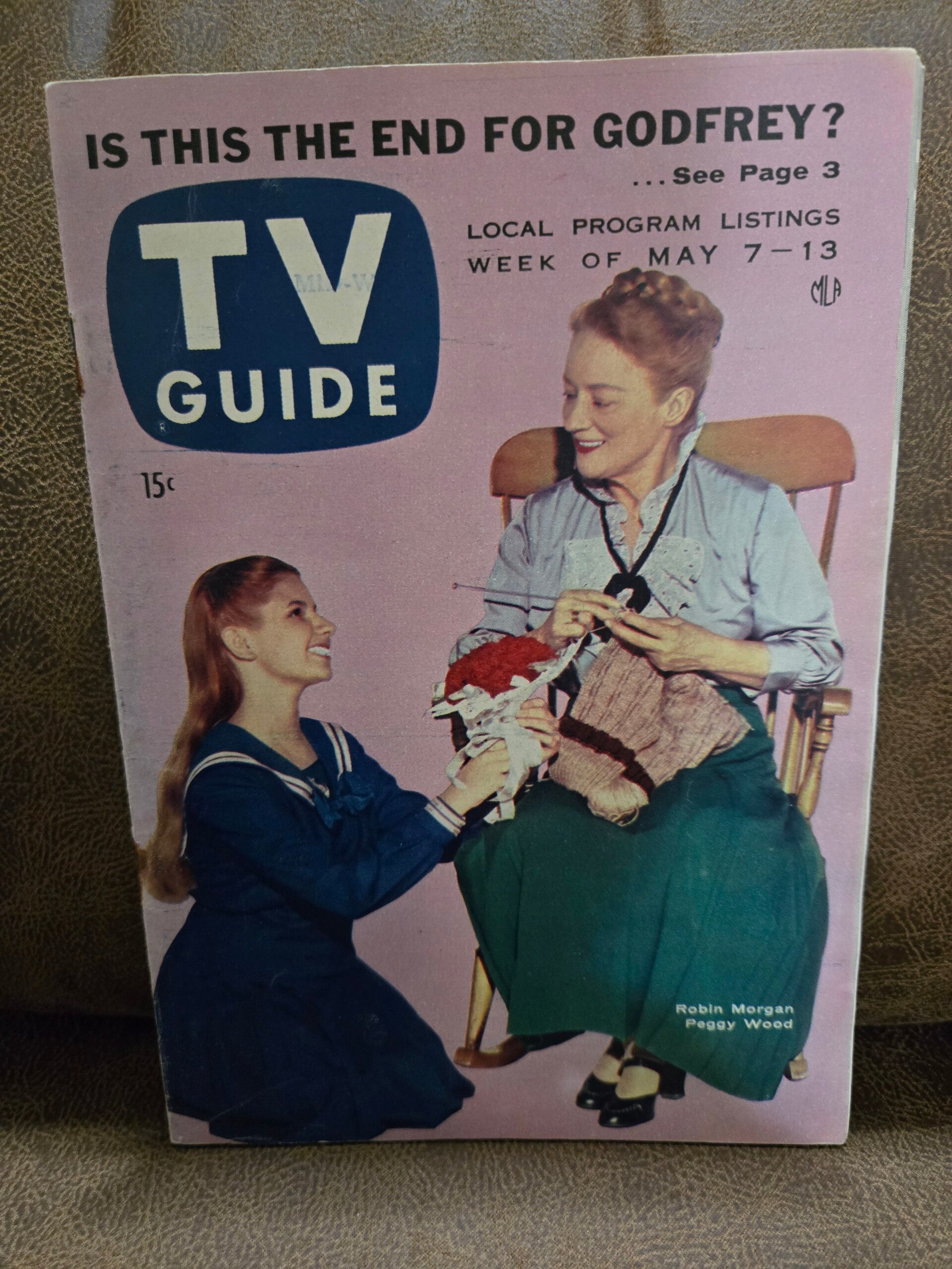 TV Guide  Peggy Wood  May  1955