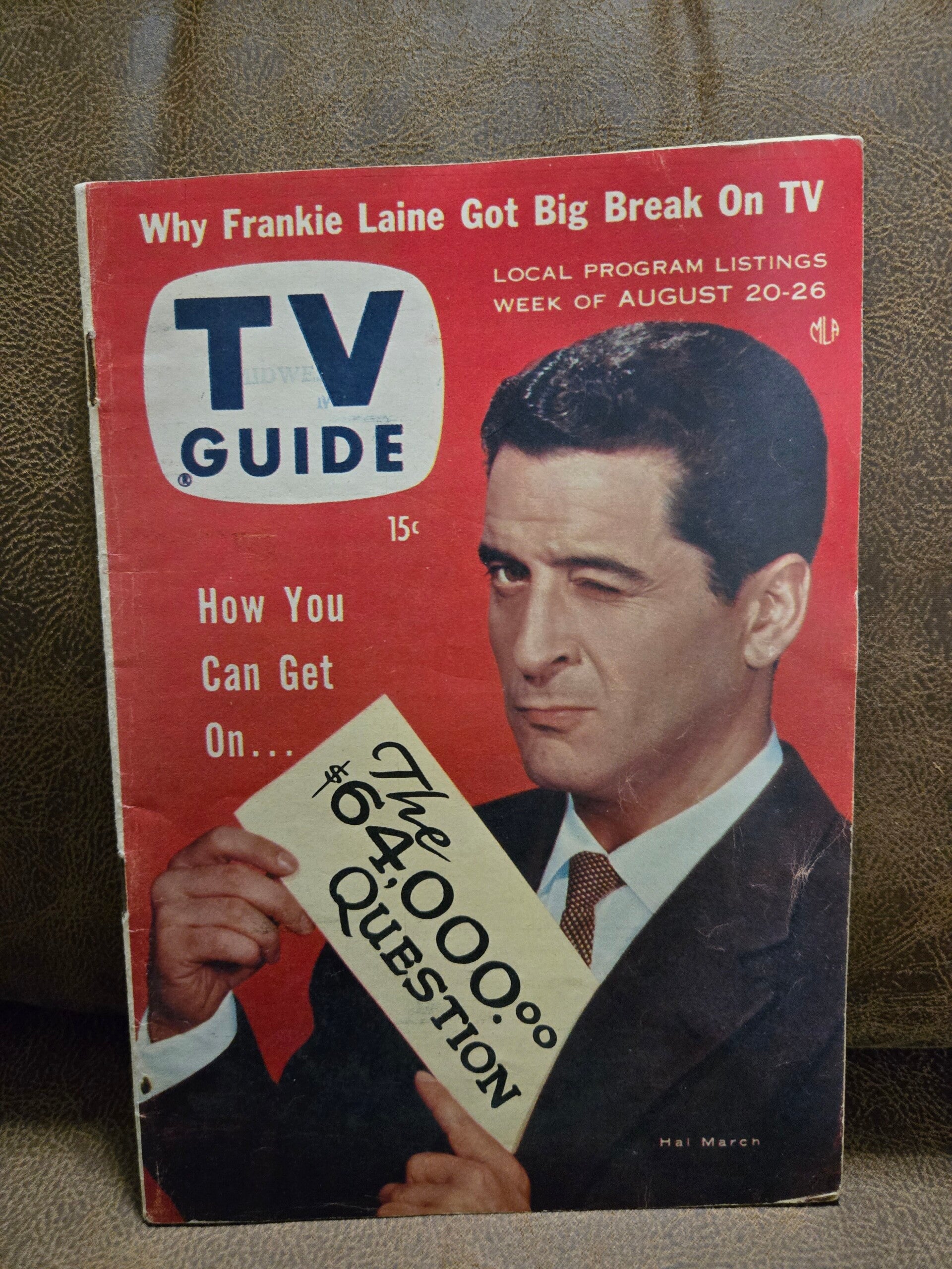 TV Guide  Hal March  August   1955