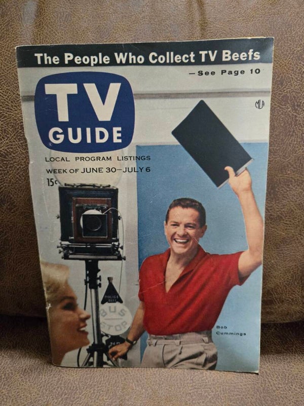TV Guide  Bob Cummings  June   1956