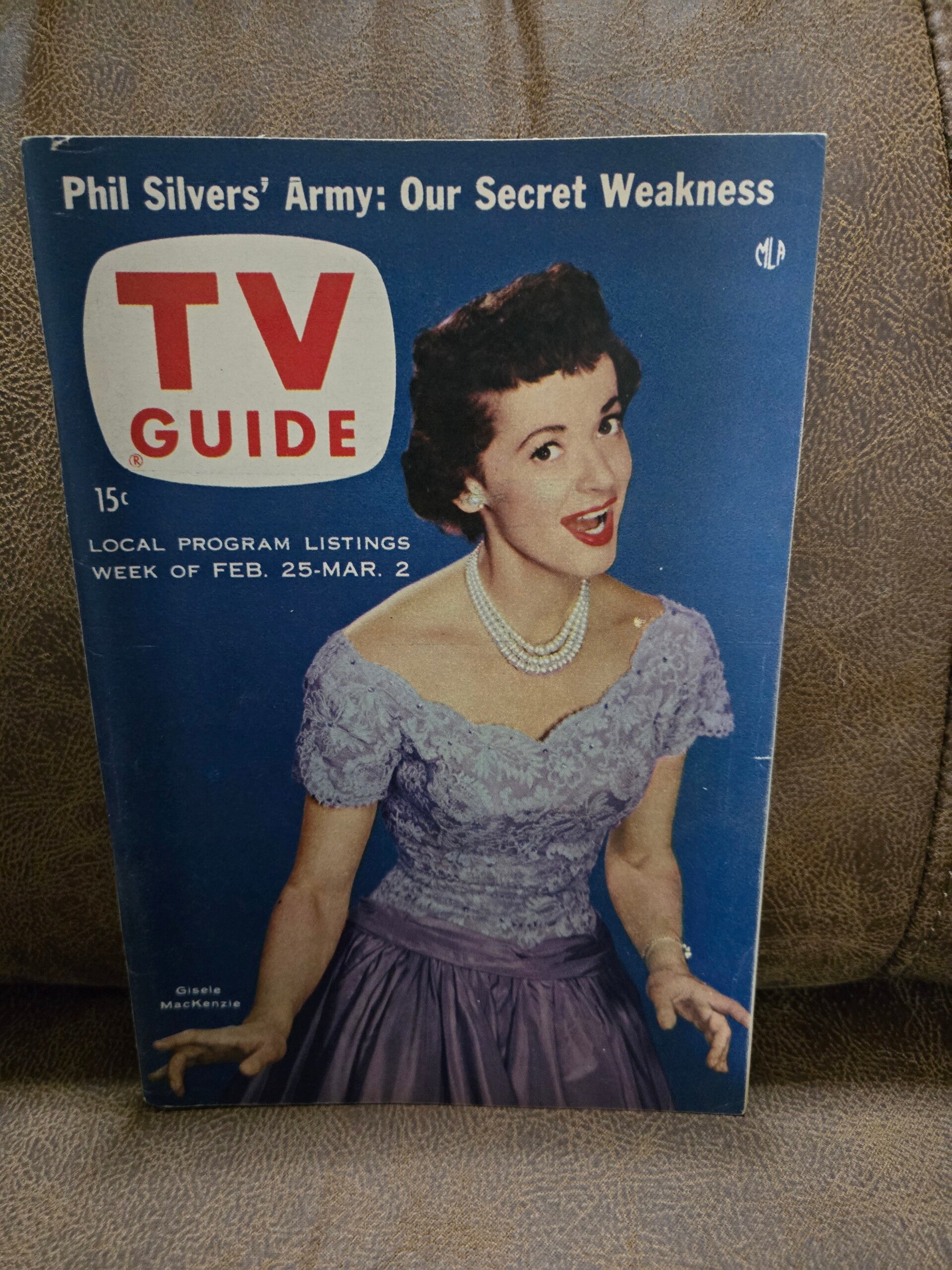 TV Guide  Gisele MacKenzie  February   1956