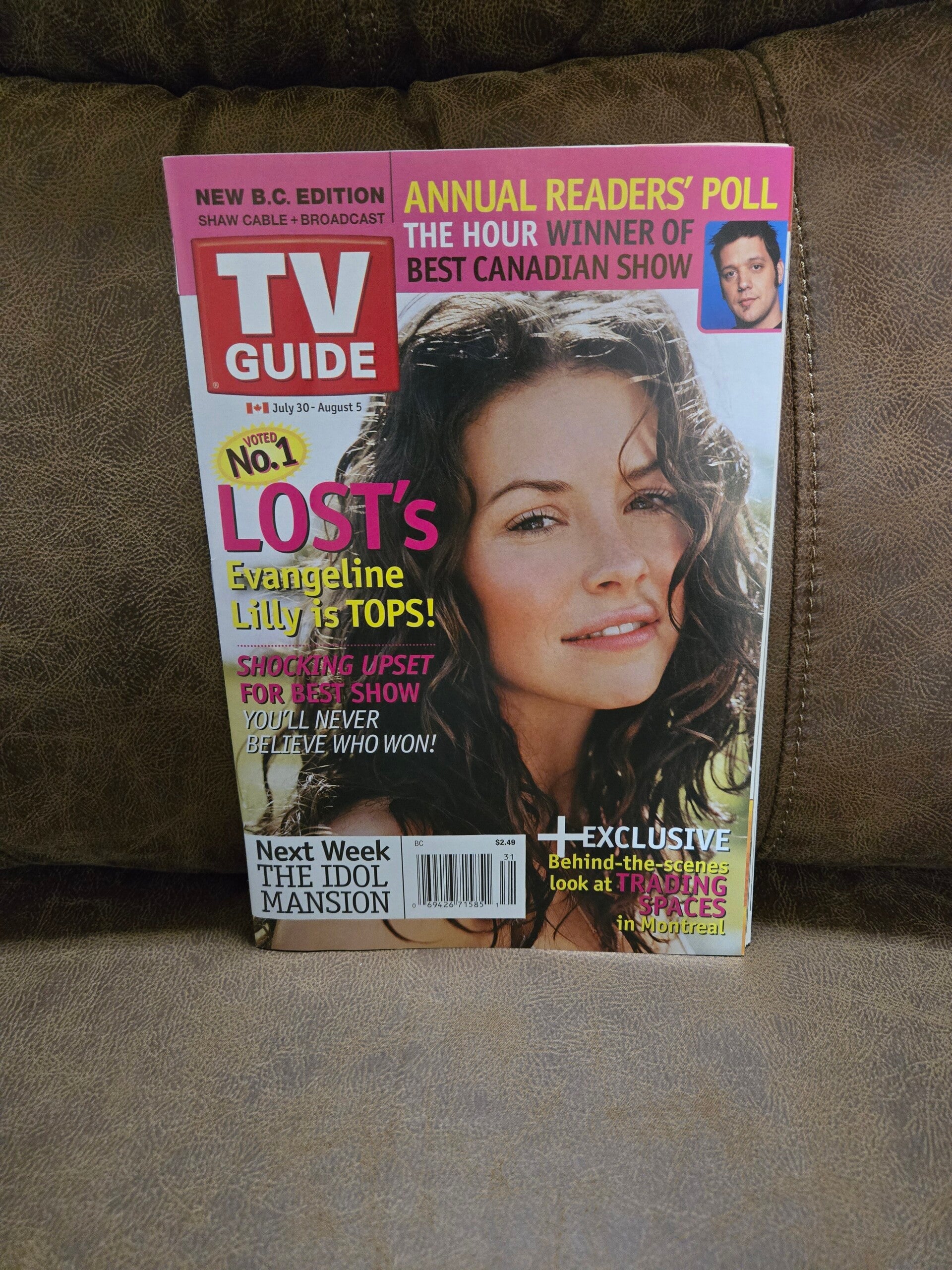 TV Guide Evangeline Lilly LOST tv series 2005