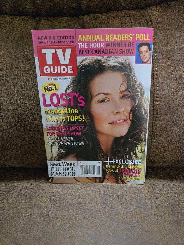 TV Guide Evangeline Lilly LOST tv series 2005