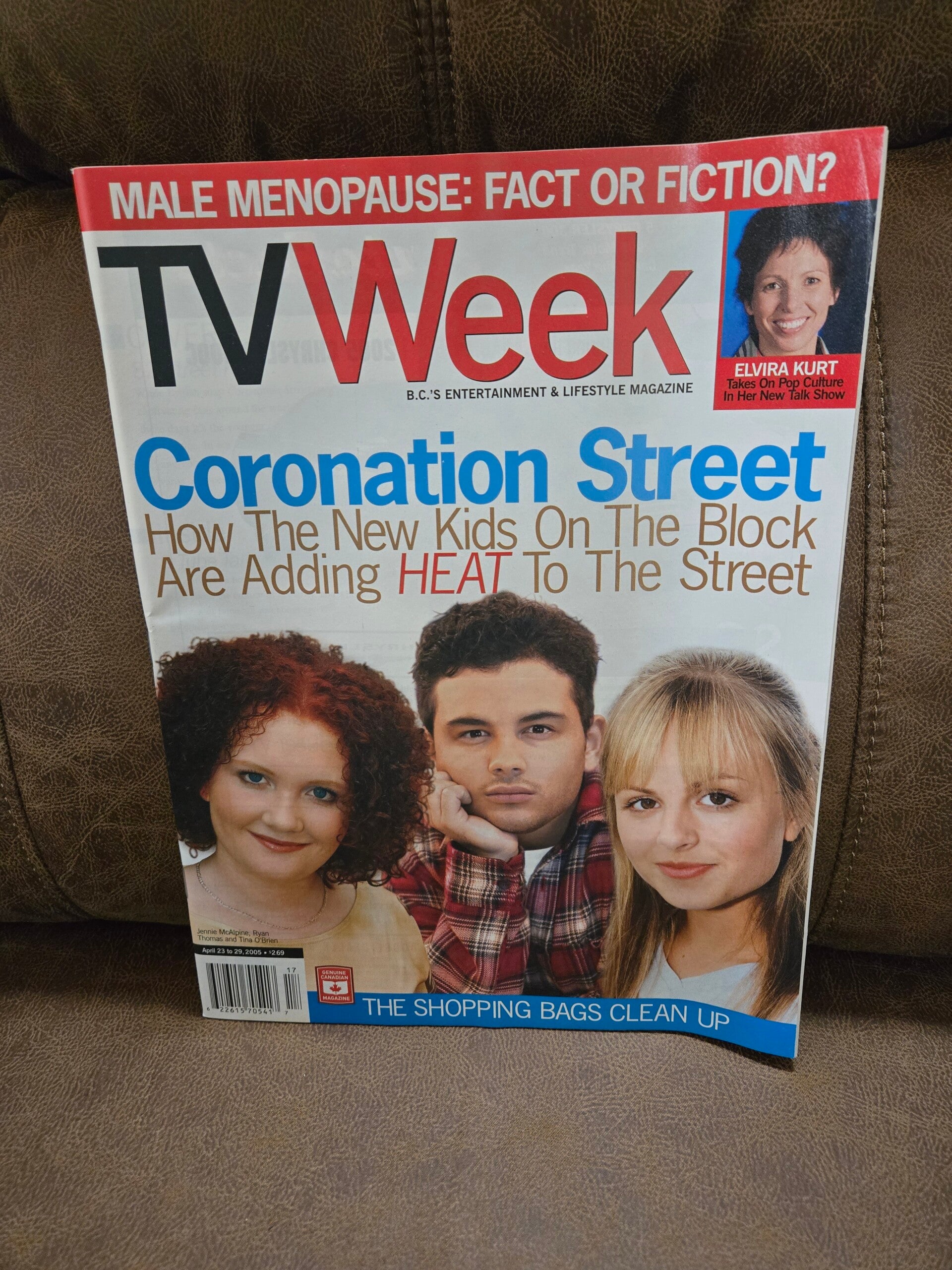 TV Week (tv guide) Coronation Street The New Kids 2005