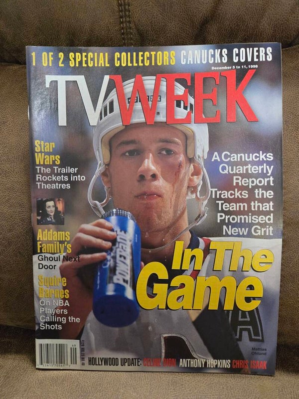 TV Week magazine Mattias Ohlund Vancouver Canucks