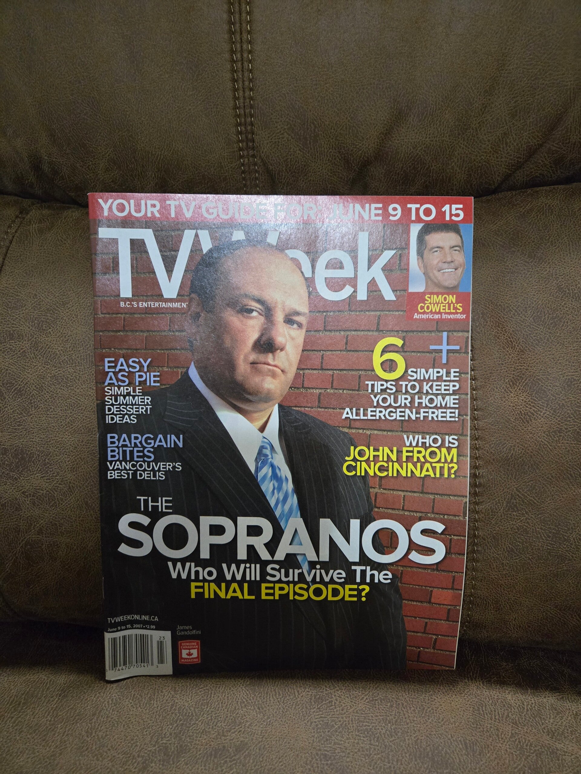TV Week magazine The Sopranos 2007