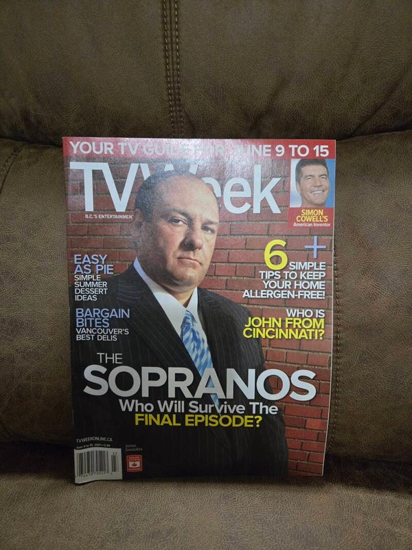 TV Week magazine The Sopranos 2007