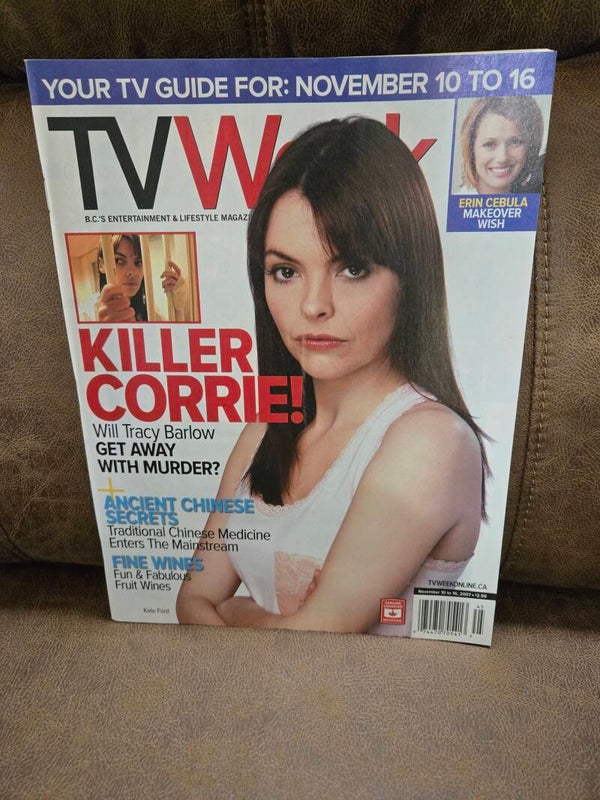 TV Week (tv guide) Coronation Street Kate Ford 2007