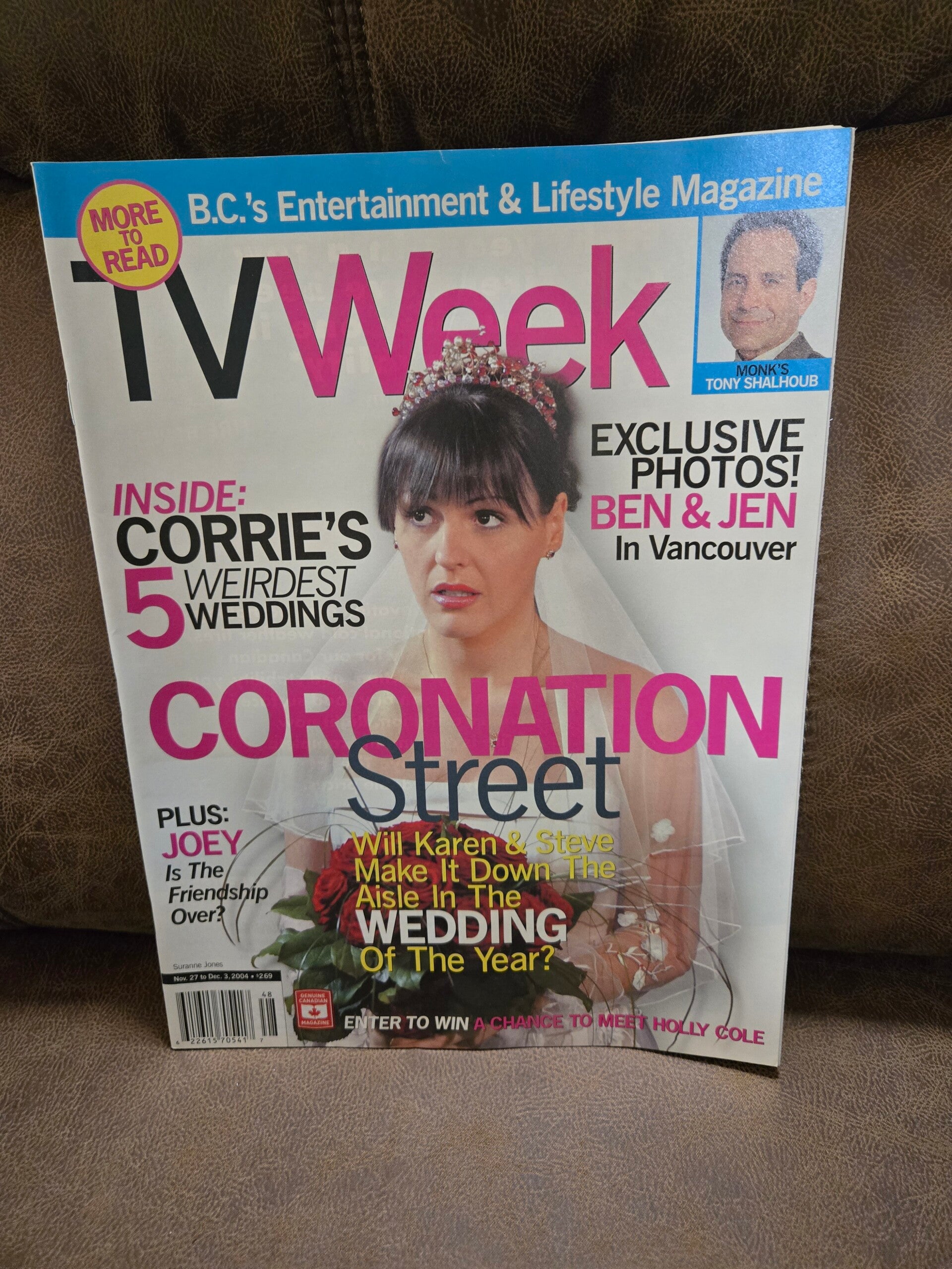 TV Week (tv guide) Coronation Street Suranne Jones 2004