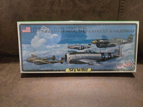 Skywave (Pit-Road) 1/700 WWII U.S. Army Fighters  model kit
