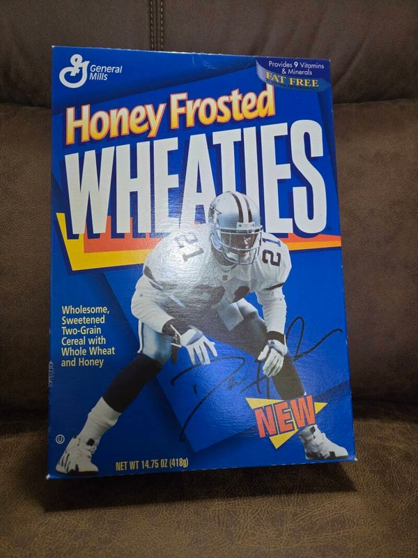 Wheaties cereal box NFL football Deion Sanders