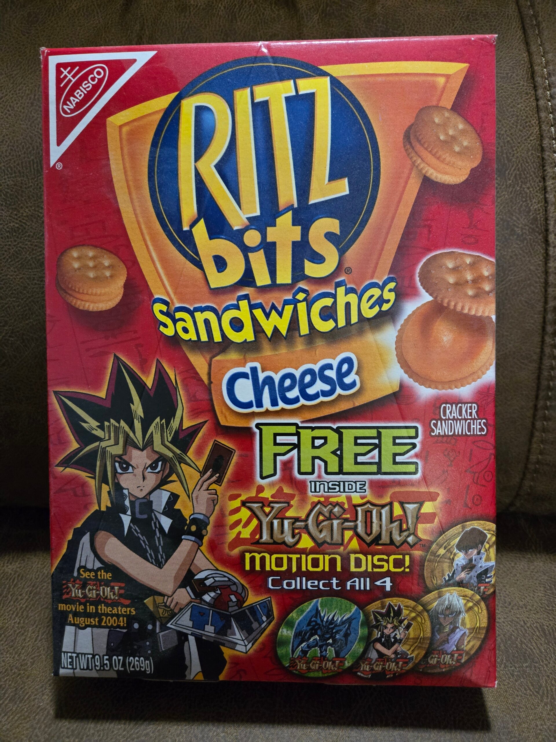 Ritz bits crackers YU-GI-OH motion discs