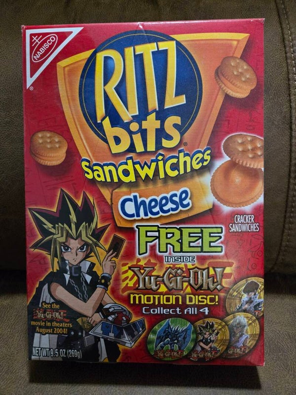 Ritz bits crackers YU-GI-OH motion discs
