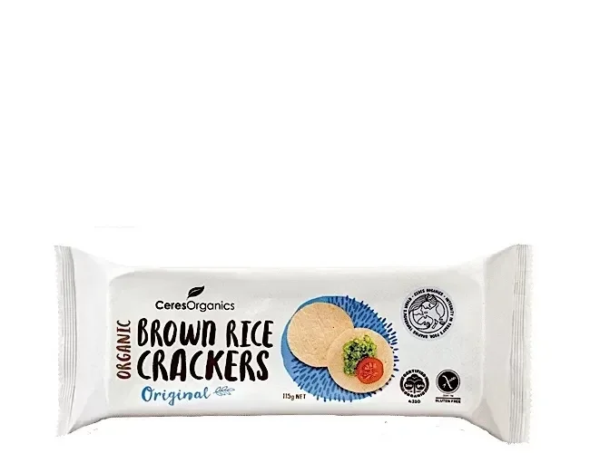 Ceres Organics Brown Rice Crackers 115g