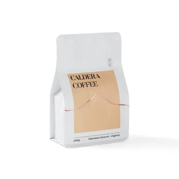 Caldera Coffee Organic Espresso Ground (Mycotoxin Free) 250g