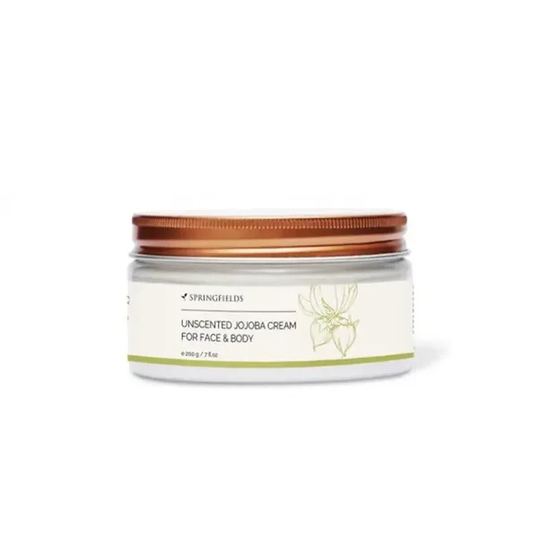 Springfields Skincare Unscented Jojoba Cream 200g