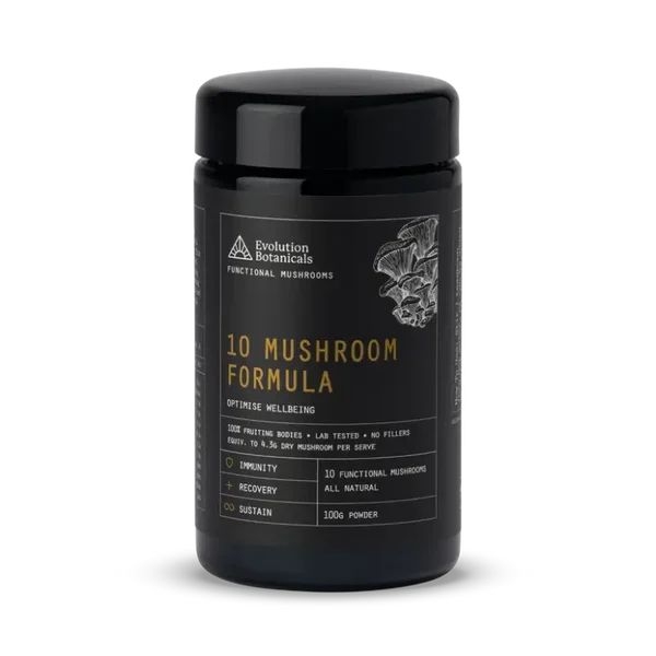 Evolution Botanicals - 10 Mushroom Formula Optimise Wellbeing